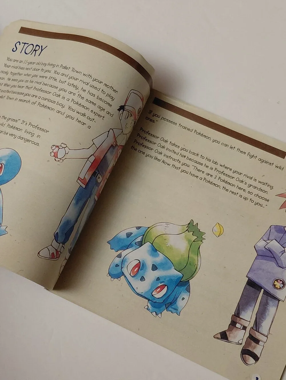 Pokemon - Trainers Guide Booklet - Pokemon Blue, Nintendo Game Boy